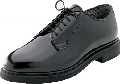 Туфли парадные черные лакированные Rothco Hi Gloss Navy Oxfords Black 5055, фото