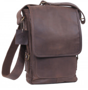 Rothco Leather Military Tech Bag Brown 57950