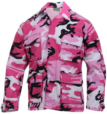 Камуфлированный китель розовый камуфляж Rothco BDU Shirt Pink Camo 5963, фото