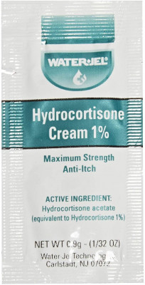 Американский крем против зуда и раздражений WaterJel Hydrocortisone Cream 1% Packet 0.9 g, фото