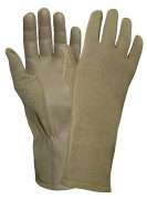 Rothco G.I. Type Flame & Heat Resistant Flight Gloves Coyote Brown 3177