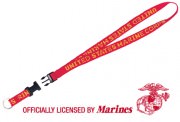 Rothco Military Neck Strap Key Rings Red USMC 2700