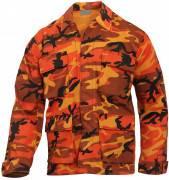 Rothco BDU Shirt Savage Orange Camo 8890