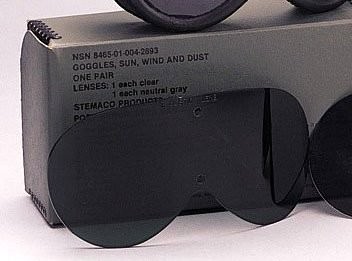 Противоосколочная солнцезащитная серая сменная линза Stemaco® SWDG Ballistic Smoke Lens (Type 4) 10348, фото