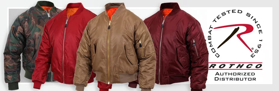 Куртки пилотов MA-1 и CWU-45P от Rothco  для зимы