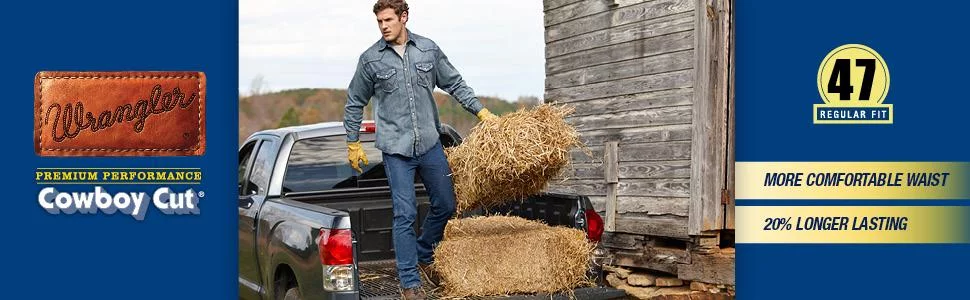Джинсы Wrangler (вранглер) модель 47WMZ (0047мвз) в крое регуляр (Regular Fit)