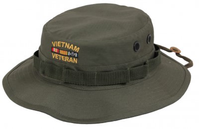 Панама Ветеран вьетнама оливковая Rothco Boonie Hat - Olive Drab / Vietnam Veteran 5911, фото