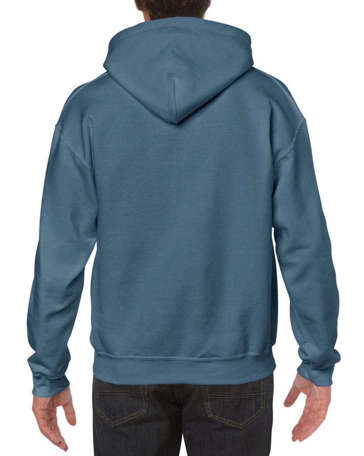 Gildan Mens Hooded Sweatshirt Indigo Blue aquamir.kiev.ua