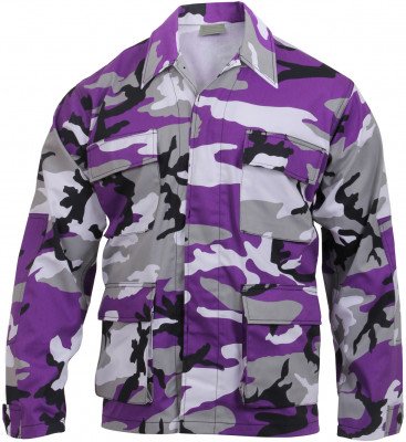 Китель фиолетовый камуфляж Rothco BDU Shirt Ultra Violet Camo 7910, фото