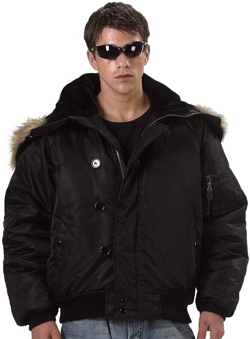 Куртка Rothco N-2B Flight Jacket Black 7193 | aquamir.kiev.ua