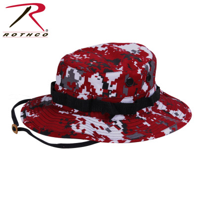 Американская панама красный цифровой камуфляж Rothco Boonie Hat Red Digital Camo 5411, фото