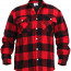Рубашка фланелевая буффало красная с флисовым подкладом Rothco Fleece Lined Flannel Shirt 2739 - Рубашка фланелевая буффало красная с флисовым подкладом Rothco Fleece Lined Flannel Shirt 2739