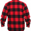 Рубашка фланелевая буффало красная с флисовым подкладом Rothco Fleece Lined Flannel Shirt 2739 - Рубашка фланелевая буффало красная с флисовым подкладом Rothco Fleece Lined Flannel Shirt 2739