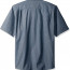 Рубашка голубая с коротким рукавом Wrangler Authentics Men's Short Sleeve Classic Woven Dark Chambray - Рубашка голубая с коротким рукавом Wrangler Authentics Men's Short Sleeve Classic Woven Dark Chambray