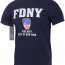Лицензионая футболка Пожарного Департамента Нью-Йорка Officially Licensed FDNY T-shirt Navy Blue 6647 - Официальная футболка Пожарного Департамента Нью-Йорка Officially Licensed FDNY T-shirt Navy Blue 6647