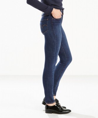 Женские облегающие джинсы с высокой посадкой Levi's 721 High Rise Skinny Jean Blue Story 188820047, фото