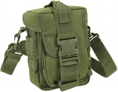 Оливковая тактическая сумка «Флексипак» Rothco Flexipack MOLLE Tactical Shoulder Bag Olive Drab 8374, фото