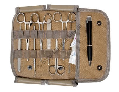 Персональный хирургический набор для оказания помощи в полевых условиях Rothco Surgical Kit Tan 8306, фото