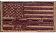 Rothco Subdued Flag & Rifle Morale Patch 72204