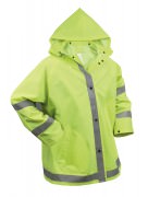 Rothco Safety Reflective Rain Jacket Safety Green 3654