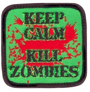 Rothco Airsoft Morale Velcro Patch - Keep Calm Kill Zombies # 73196