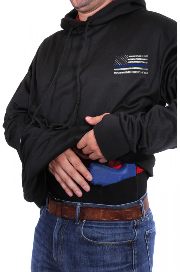 Rothco thin blue best sale line concealed carry hoodie