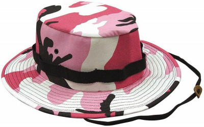 Американская панама розовый камуфляж Rothco Boonie Hat Pink Camo 5414, фото