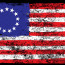 Футболка с американским флагом Бетси Росс Rothco Colonial Betsy Ross Flag T-Shirt Black 2628 - Футболка с американским флагом Бетси Росс Rothco Colonial Betsy Ross Flag T-Shirt Black 2628