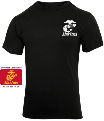 Футболка с логотипом КМП США и слоган «Pain is weakness"  Rothco Marines ''Pain Is Weakness'' T-Shirt 60417, фото