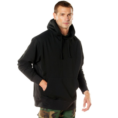 Толстовка черная Rothco Every Day Pullover Hooded Sweatshirt Black 42050, фото