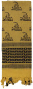 Rothco Don't Tread On Me Shemagh Scarf Tan 88530