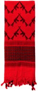 Rothco Crossed Rifles Shemagh Tactical Scarf Red - 8737