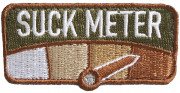 Rothco Suck Meter Morale Patch 1879
