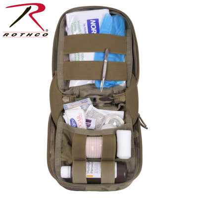 Тактическая аптечка молле койотовый подсумок Rothco MOLLE Tactical First Aid Kit Coyote Brown 9704, фото