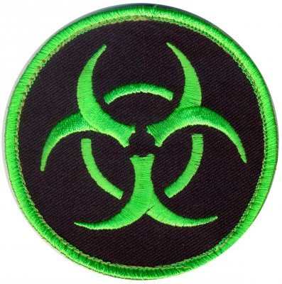 Rothco Airsoft Velcro Patch - Biohazard # 73192, фото