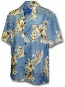 Men's Hawaiian Shirts Allover Prints 410-3162 Blue