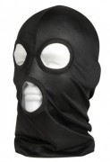Rothco Microfiber Three-Hole Face Mask Black 5563