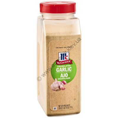 Чеснок американский гранулированный премиум качества McCormick Granulated Garlic (737 гр), фото