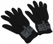 Rothco G.I. Glove Wool Liners Black 8418