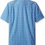 Рубашка голубая в клетку с коротким рукавом Wrangler Authentics Short Sleeve Classic Plaid Shirt Rivera - Рубашка голубая в клетку с коротким рукавом Wrangler Authentics Short Sleeve Classic Plaid Shirt Rivera