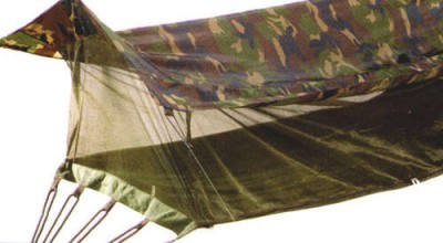 Гамак камуфлированный складной военного типа с антимоскитной сеткой Rothco Jungle Hammock Woodland Camo 2361, фото