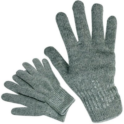 Теплые шерстяные американские лиственно зеленые перчатки-подклад Newberry Knitting® Cold Weather Glove Insert Type II Class I Foliage Green 8418, фото