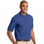 Хлопковая мужская синяя классическая футболка поло Port Authority Men's Pique Knit Polo Royal - Хлопковая мужская синяя классическая футболка поло Port Authority Men's Pique Knit Polo Royal