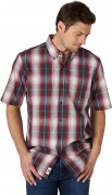 Wrangler Authentics Short Sleeve Classic Plaid Shirt Rosewood Plaid