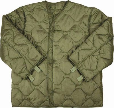 Подстежка утепляющая оливковая для полевых курток M-65 Rothco M-65 Field Jacket Liner Olive Drab 8292, фото