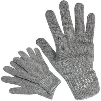 Теплые шерстяные американские серые перчатки-подклад Newberry Knitting® Cold Weather Glove Insert Type II Class I Grey 8418, фото
