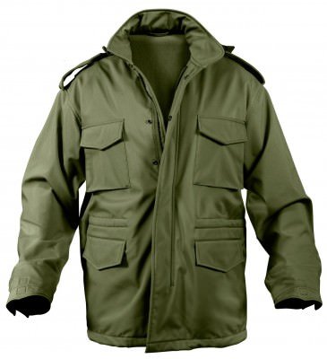 Куртка полевая софтшел оливковая Rothco M-65 Soft Shell Tactical Jacket Olive Drab 5744, фото