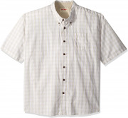 Wrangler Authentics Short Sleeve Classic Plaid Shirt Rosewood Drizzle