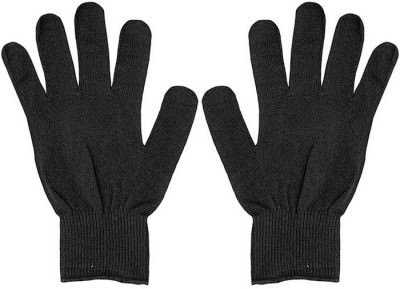 Полипропиленовые американские черные вязаные перчатки-подклад Rothco G.I. Polypropylene Glove Liners Black 8413, фото