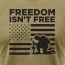 Футболка койотовая с флагом США и надписью «Свобода не бесплатна» Rothco "Freedom Isn't Free" T-Shirt Coyote Brown 10891 - Футболка койотовая с флагом США и надписью «Свобода не бесплатна» Rothco "Freedom Isn't Free" T-Shirt Coyote Brown 10891